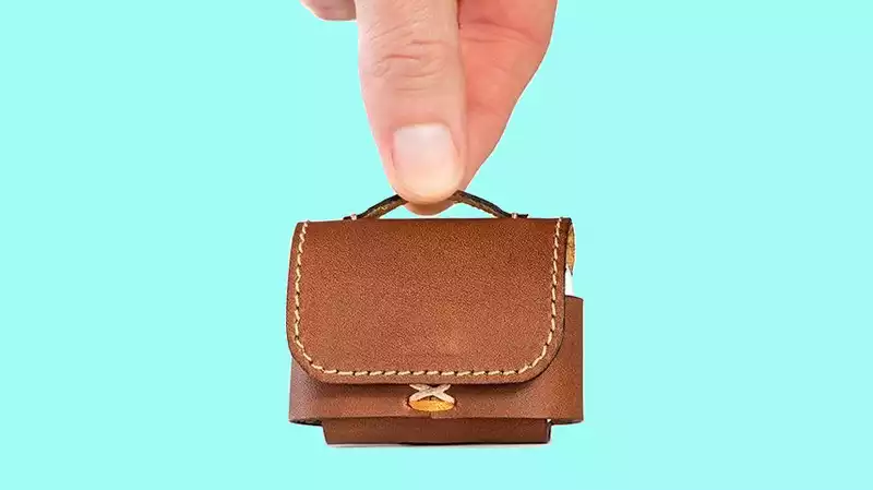 Now you can carry your AirPods Pro in a small leather briefcase