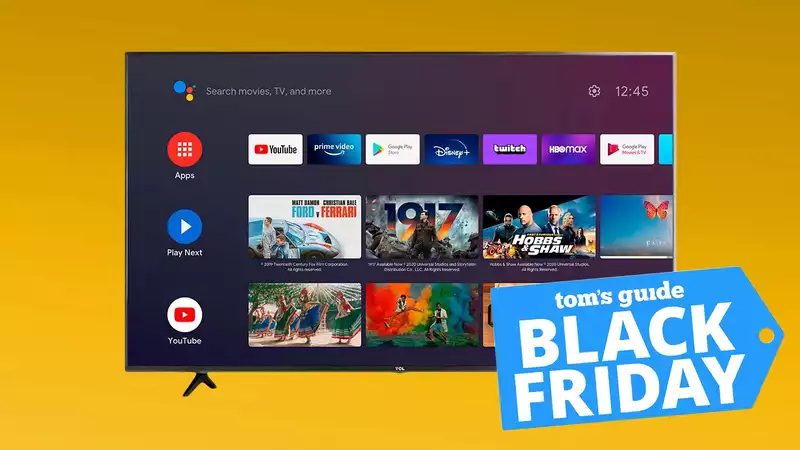 Killer Black Friday TV Deal: 50 Inch 4K Android TV Now just just229