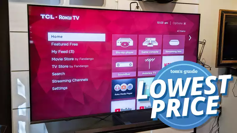 7/4 Massive TV Sale - TCL's amazing 65-inch QLED TV is 50% Off