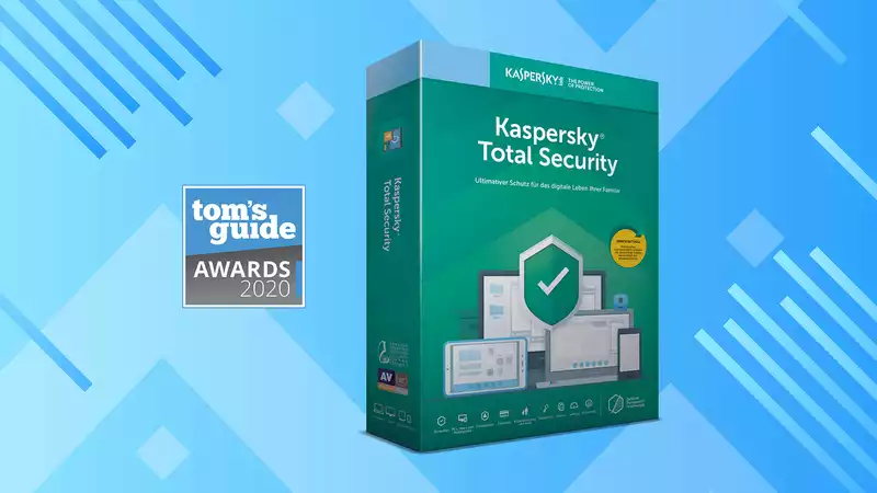 Kaspersky Total Security was named Top Antivirus Program at tom's Guide Awards 2020