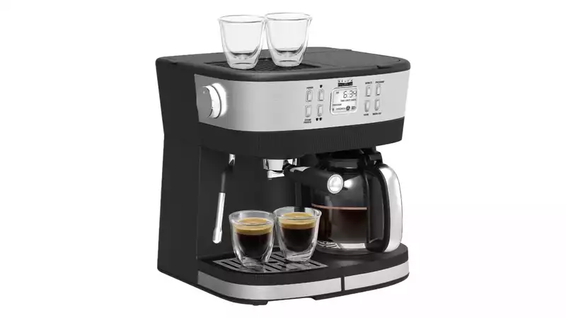 This Espresso and Drip Combo coffee maker is just 1 149.99 at Best Buy