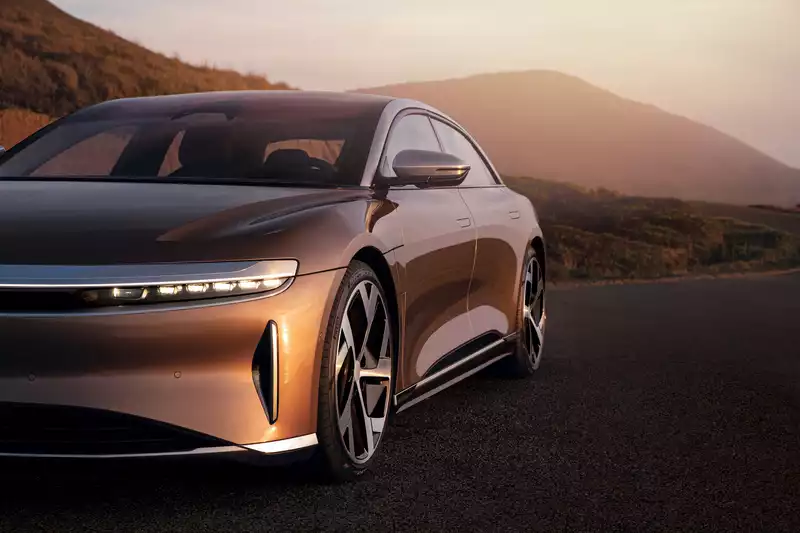 The Lucid Air Dream Edition boasts the longest range of electric vehicles, even more than Tesla