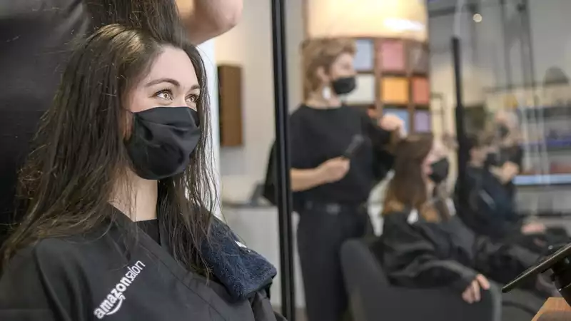 Amazon now has a hair salon - because it can