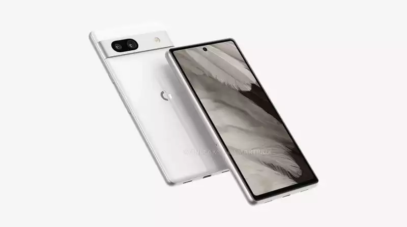 The new rendering gives us a potential first look at Google Pixel7a