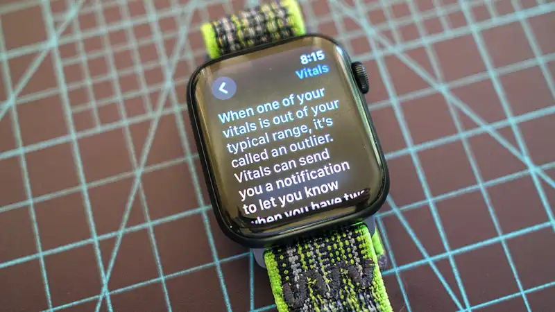 watchOS 11 Public Beta - I tried out Vitals, the new Apple Watch health app