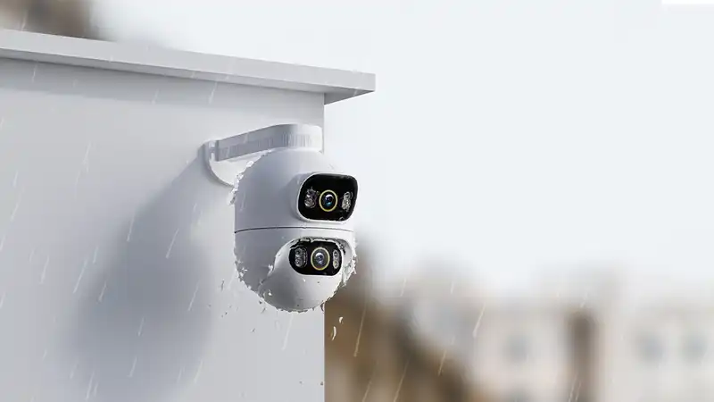 Upgrade your home security with the IMILAB EC6 Dual 3K+3K Dual Lens Smart Camera, providing 360° coverage and peace of mind.